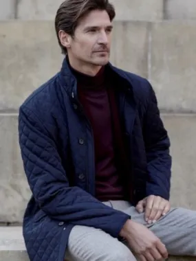Skopes Navy Quilted Jacket