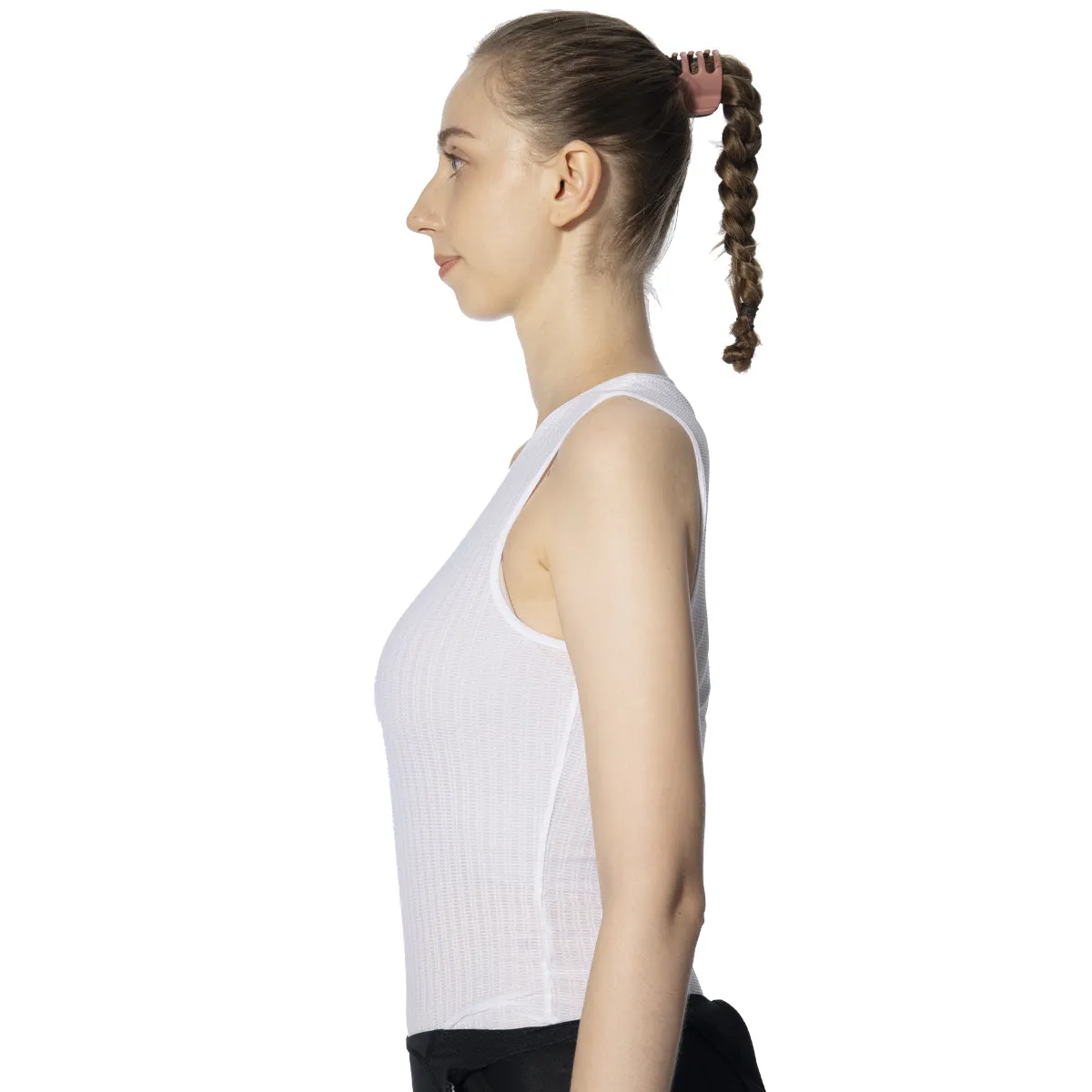 Souke Men's Sleeveless Quick Dry Cycling Base Layer- CS1100 - White