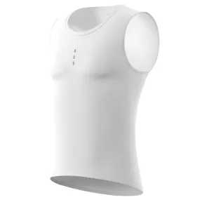 Souke Men's Sleeveless Quick Dry Cycling Base Layer- CS1100 - White