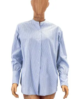 Striped Henley Button Down
