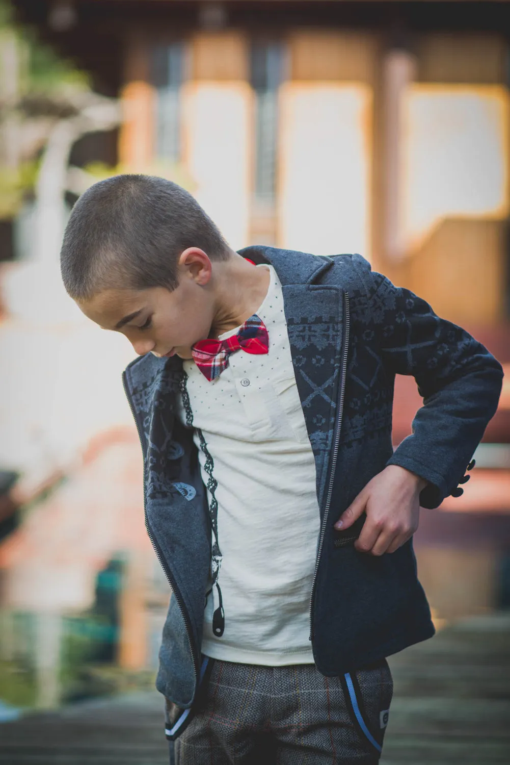 Suspender Bow Tie Baby Henley Shirt by: Mini Shatsu