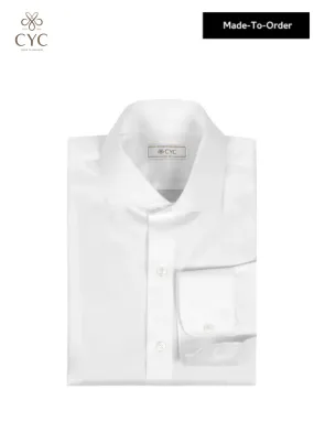 White Oxford Long Sleeve Business Shirt